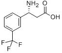 (R)-3-氨基-3-(3-三氟甲基苯基)-丙酸结构式_793663-51-1结构式