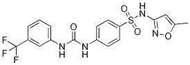 N-(5-甲基异噁唑-3-基)-4-(3-(3-(三氟甲基)苯基)脲啶)苯磺酰胺结构式_793677-83-5结构式