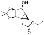 Ethyl (1s2r3s4s5s)-23-o-isopropylidene-4-hydroxybicyclo[3.1.0]hexane-1-carboxylate Structure,793695-59-7Structure