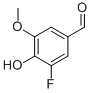 3-Fluoro-4-hydroxy-5-methoxybenzaldehyde Structure,79418-78-3Structure