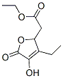 2-Furanacetic acid, 3-ethyl-2,5-dihydro-4-hydroxy-5-oxo-, ethyl ester (9ci) Structure,794567-66-1Structure