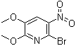 2-Bromo-5,6-dimethoxy-3-nitropyridine Structure,79491-48-8Structure