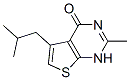 Thieno[2,3-d]pyrimidin-4(1h)-one, 2-methyl-5-(2-methylpropyl)- (9ci) Structure,795293-69-5Structure