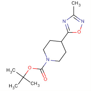 4-(3-Methyl-[1,2,4]oxadiazol-5-yl)-piperidine-1-carboxylic acid tert-butyl ester Structure,795310-81-5Structure