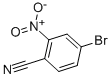 Benzonitrile, 4-bromo-2-nitro- Structure,79603-03-5Structure