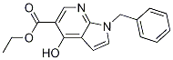 4-Hydroxy-1-(phenylmethyl)-1h-pyrrolo[2,3-b]pyridine-5-carboxylic acid ethyl ester Structure,796032-98-9Structure