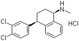 4-(3,4-Dichlorophenyl)-1,2,3,4-tetrahydro-N-methyl-1-naphthalenamine hydrochloride Structure,79617-89-3Structure