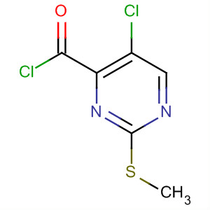 5-Chloro-2-(methylthio)pyrimidine-4-carbonyl chloride Structure,79686-02-5Structure