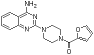 (4-(4-氨基喹唑啉-2-基)哌嗪-1-基)(呋喃-2-基)甲酮结构式_796886-59-4结构式