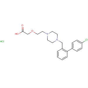 2-(2-(4-((4-Chlorophenyl)(phenyl)methyl)piperazin-1-yl)ethoxy)acetic acid hydrochloride Structure,798544-25-9Structure