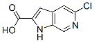 5-Chloro-1H-pyrrolo[2,3-c]pyridine-2-carboxylic acid Structure,800401-68-7Structure