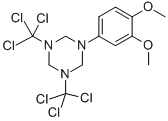 2-(3,4-Dimethoxyphenyl)-4,6-bis(trichloromethyl)-1,3,5-triazine Structure,80050-87-9Structure