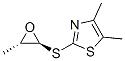 Thiazole, 2-[(1,2-epoxypropyl)thio]-4,5-dimethyl-, trans- (8ci) Structure,801168-10-5Structure