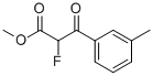 Benzenepropanoic acid, alpha-fluoro-3-methyl-beta-oxo-, methyl ester (9ci) Structure,80171-30-8Structure