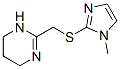 Pyrimidine, 1,4,5,6-tetrahydro-2-[[(1-methylimidazol-2-yl)thio]methyl]- (8ci) Structure,802046-04-4Structure