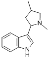 (8ci)-3-(1,4-二甲基-2-吡咯烷)-吲哚结构式_802578-98-9结构式