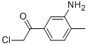 Ethanone, 1-(3-amino-4-methylphenyl)-2-chloro-(9ci) Structure,80261-95-6Structure