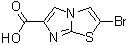 2-Bromoimidazo(2,1-b)thiazole-6-carboxylic acid Structure,80354-00-3Structure