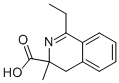 1-Ethyl-3,4-dihydro-3-methyl-3-isoquinolinecarboxylic acid Structure,803633-81-0Structure