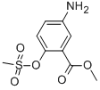 Methyl 5-amino-2-methansulfonyloxybenzoate Structure,80430-22-4Structure