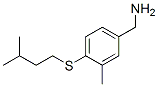 Benzenemethanamine, 3-methyl-4-[(3-methylbutyl)thio]-(9ci) Structure,804427-92-7Structure