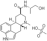 甲磺酸双氢麦角碱结构式_8067-24-1结构式