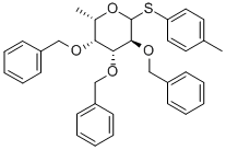 (2S,3s,4r,5s)-3,4,5-tris-benzyloxy-2-methyl-6-p-tolylsulfanyl-tetrahydro-pyran Structure,807361-40-6Structure