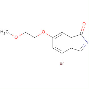 4-溴-2,3-二氢-6-(2-甲氧基乙氧基)-1H-异吲哚-1-酮结构式_808127-77-7结构式