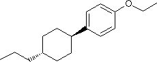 1-Ethoxy-4-(trans-4-propylcyclohexyl)benzene Structure