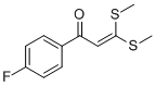 1-(4-Fluoro-phenyl)-3,3-bis-methylsulfanyl-propenone Structure,80967-34-6Structure