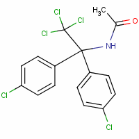 N-[2,2,2-三氯-1,1-双(4-氯苯基)乙基]-乙酰胺结构式_81012-95-5结构式