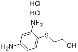 2-(2,4-Diaminophenylthio)ethanol dihydrochloride Structure,81029-01-8Structure