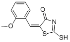 (5E)-2-疏基-5-(2-甲氧基亚苄基)-1,3-噻唑-4(5H)-酮结构式_81154-09-8结构式