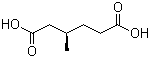 (R)-3-甲基己二酸结构式_81177-02-8结构式