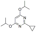 Pyrimidine, 2-cyclopropyl-4,6-bis(1-methylethoxy)- (9ci) Structure,811802-33-2Structure