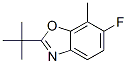 Benzoxazole, 2-(1,1-dimethylethyl)-6-fluoro-7-methyl-(9ci)Structure,811810-59-0Structure Benzoxazole, 2-(1,1-dimethylethyl)-6-fluoro-7-methyl-(9ci) Structure,811810-59-0Structure