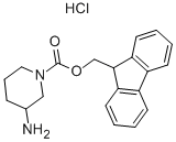 3-氨基-1-N-Fmoc-哌啶盐酸盐结构式_811841-86-8结构式