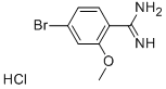 4-Bromo-2-methoxy-benzamidine hydrochloride Structure,812667-45-1Structure