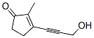 2-Cyclopenten-1-one, 3-(3-hydroxy-1-propynyl)-2-methyl-(9ci) Structure,81280-45-7Structure