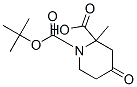 1-Tert-butyl 2-methyl 4-oxopiperidine-1,2-dicarboxylate Structure,81357-18-8Structure