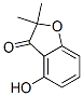 4-Hydroxy-2,2-dimethyl-benzofuran-3-one Structure,81407-92-3Structure