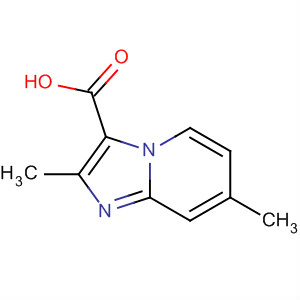 2,7-二甲基-咪唑并[1,2-a]吡啶-3-羧酸结构式_81438-53-1结构式