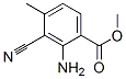 (9ci)-2-氨基-3-氰基-4-甲基-苯甲酸甲酯结构式_81446-91-5结构式
