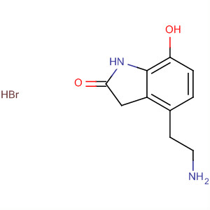 4-(2-氨基乙基)-7-羟基-2(3H)-吲哚酮氢溴酸结构式_81654-59-3结构式