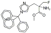 alpha-(氟甲基)-1-三苯甲基-DL-组氨酸甲酯结构式_81839-25-0结构式