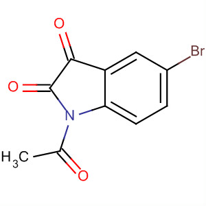 1-acety-5-bromo-1H-indole-2,3-dione Structure,81964-65-0Structure