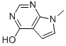 4H-pyrrolo[2,3-d]pyrimidin-4-one, 1,7-dihydro-7-methyl-(9ci) Structure,81965-21-1Structure