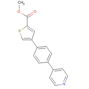 Methyl 4-(4-(pyridin-4-yl)phenyl)thiophene-2-carboxylate Structure,820224-07-5Structure