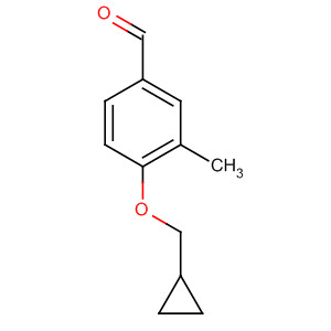 4-Cyclopropylmethoxy-3-methyl-benzaldehyde Structure,820237-14-7Structure