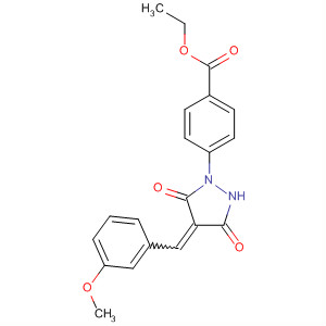 Ethyl 4-[4-(3-methoxy-benzylidene)-3,5-dioxo-pyrazolidin-1-yl]-benzoate Structure,820238-43-5Structure